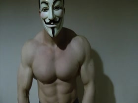 NinjaTyler - biggest junior bodybuilder flexing