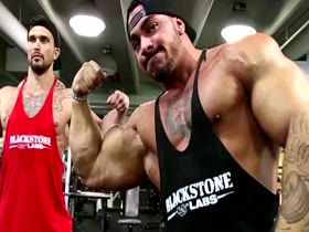 Tristen Escolastico and Tristan James - Workout and Flex