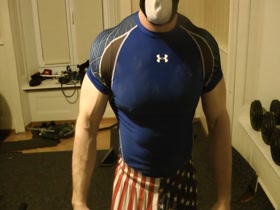 NinjaTyler - # WHEN YOU WARM UP WITH 130 LBS DUMBBELLS