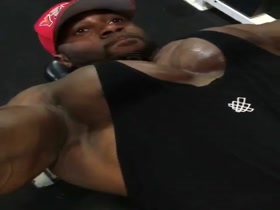 The Chris Hester Series - pumping those giant pecs til they could burst