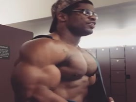 Donte - can't stop staring at his own chest