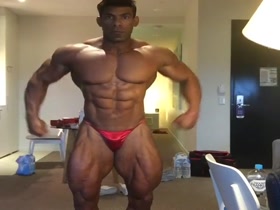 Huge Muscles.  Tiny Poser