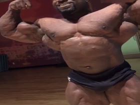 A Mountain of Muscle and a Double Bi that's enough for a triple