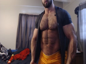 Austin Longjack  super hot flexing 1