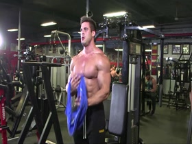 Logan Franklin Checks His Pump with Victor Martinez