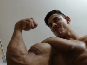 Angel Aberto's Super Hot Pecs and Nips Webcam show