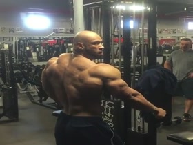 Black Bodybuilder Posing