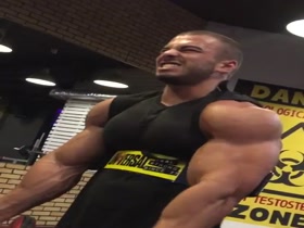 Bodybuilders Flexing 11