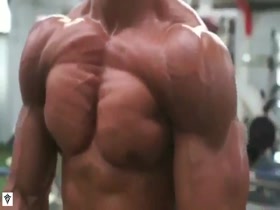 A 24 minute super marathon of big meaty huge flexing pecs
