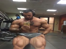 Bodybuilders Flexing  83