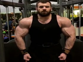 Bodybuilders Flexing  84