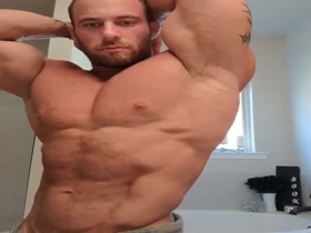 Bodybuilders Flexing  87