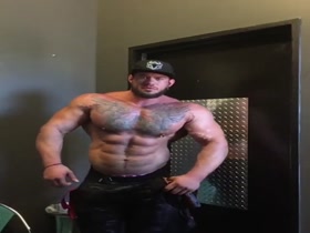 Bodybuilders Flexing  88