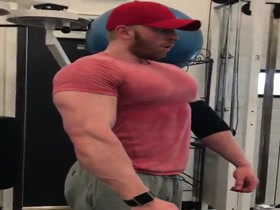 Bodybuilders Flexing 98