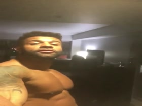 super hot hunk jerking off