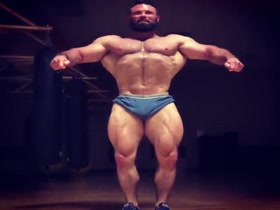 Bodybuilders Flexing 171