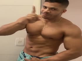 Cute Muscle Tease