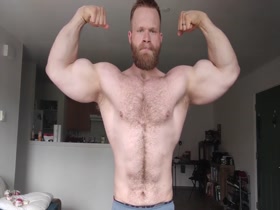 Huge Ginger posing