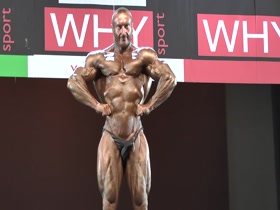 He can't hide his erection!