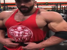 monster muscle at gym