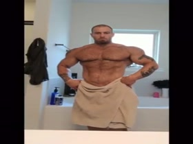 caleb blanchard dries off