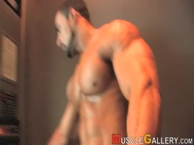 Follow That Back!  And Those Pecs!  Posing Ahead!