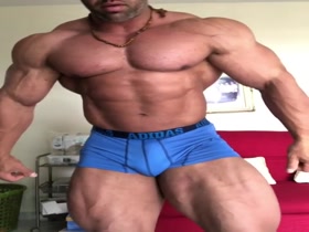 Every part of him is pumped