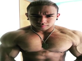 His mirror don't lie.   He looks hot!