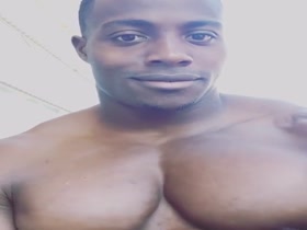 Big black meaty juicy pumped up popping pecs - 9 amazing sets of pecs