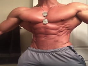 Shredded Waist and Gorgeous Pecs