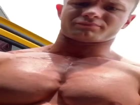 Joey Sullivan's Pumped Pecs