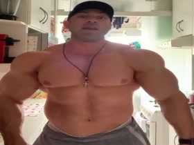 Thiago Linss - talking, but I'm only staring at his nipples