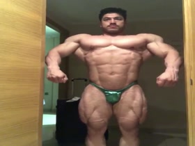 Huge Hulk and Tiny Green Posers