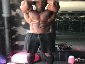 Cut Young Muscle Hunk Strikes a Pose