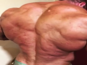 He's going to need more paint to cover this huge muscle god