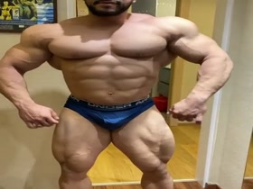 Monster Muscle Flexing