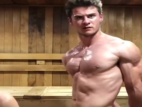 Hot and SweatyTeen Muscle