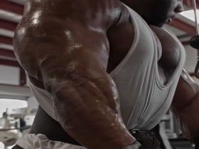 Chris Works His Amazing Arms