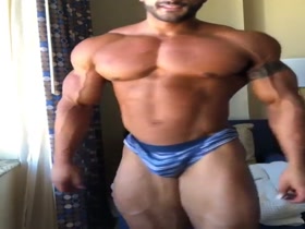 8 Huge and Hot Muscle Hunks Flexing and Popping and Showing off their Huge Pecs