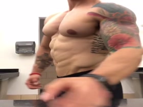 Amazing Wide Back - But watch out for his incredible nipples