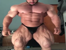 3 stunning muscle gods flexing and posing their incredible bodies