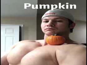 Noah Shows Off His Shelf