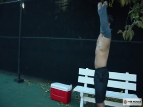 Muscular Arad outdoor fuck