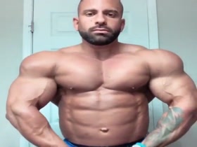 Sam Cunado - Muscle Hunk fills the screen