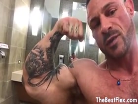 Peter Russell all about the biceps