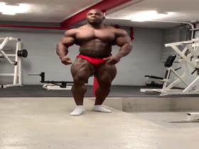 Very Hot Black Muscle Mountain