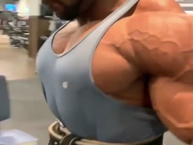 Those Huge Juicy Thick Pecs are close to exploding