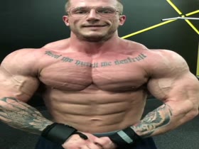 Glasses and Muscles - Very Hot!