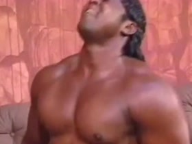 Black Daddy Muscle Nipple play