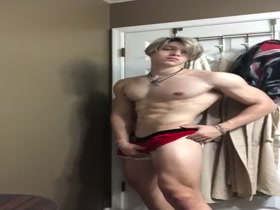 CRB - Blonde Muscle Twink Teases
